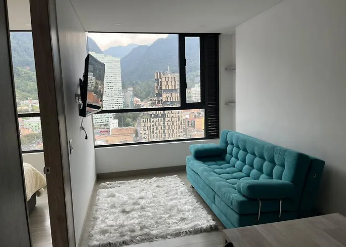 Acogedor Apartamento Centro Bogota Edificio Torre Barcelona Vista Monserrate Al Lado The Spot