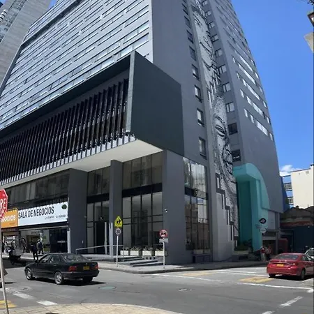 Acogedor Apartamento Centro Bogota Edificio Torre Barcelona Vista Monserrate Al Lado The Spot Exterior photo